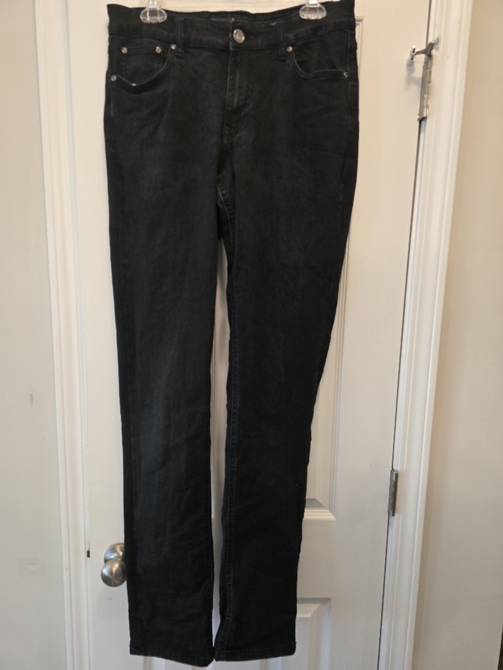 American Tall Jeans Mens 32x36 Black Denim Dylan Slim Fit Stretch